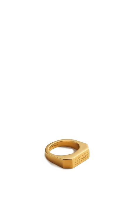 numeric signature ring woman gold MM6 MAISON MARGIELA | SM7UQ0076 P6469950